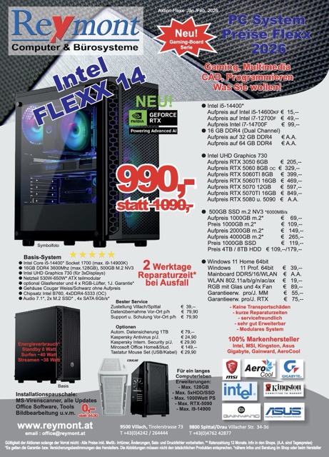 Angebot Reymont computer Juli 2025